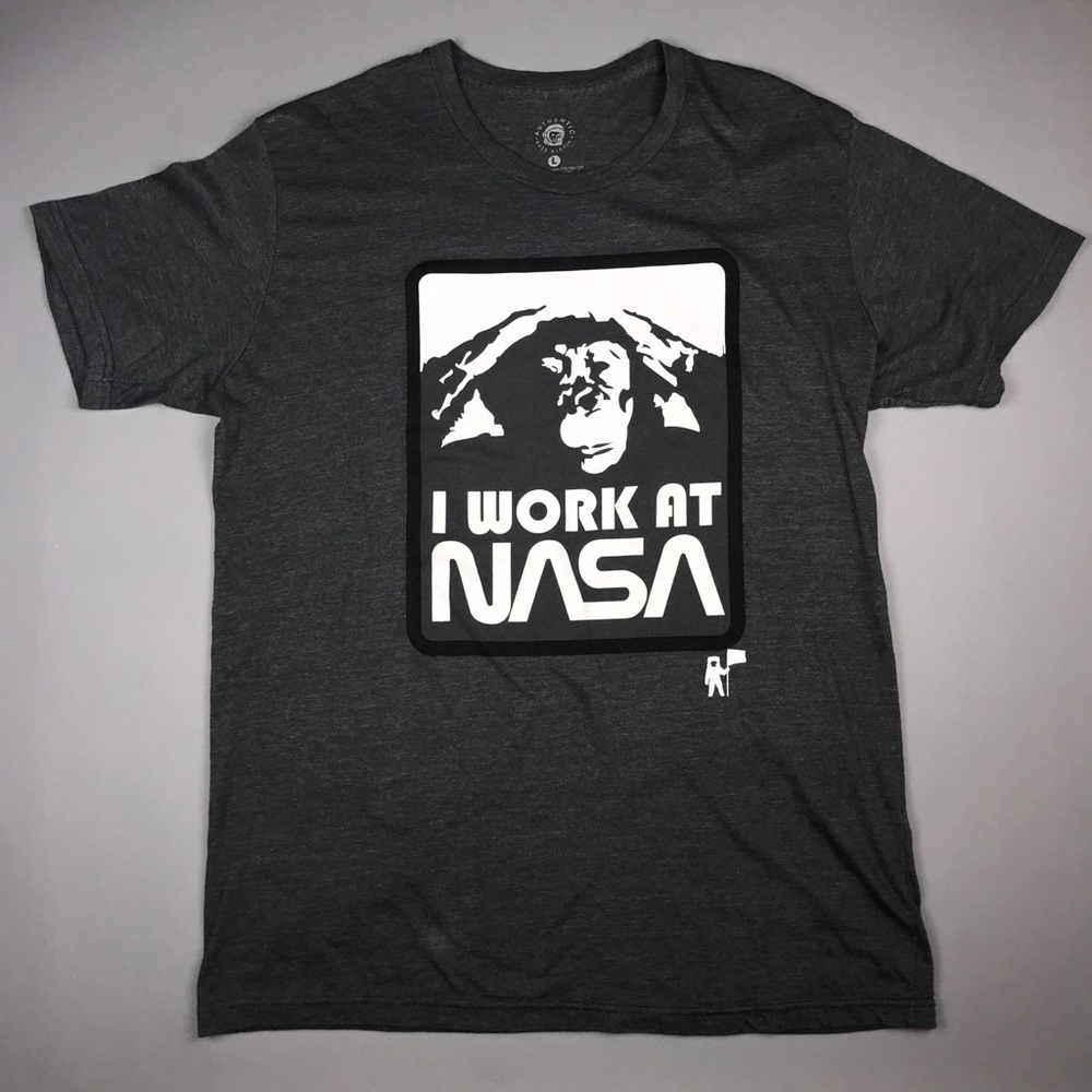 Dope shirt "I Work At Nasa" Buzz Aldrin Tee